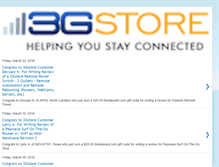 Tablet Screenshot of blog.3gstore.com